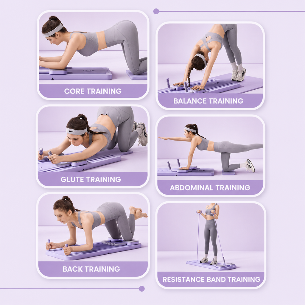 SISIMA Sculpt Pilates Board & 3 FREE Resistance Tools!