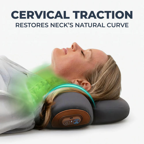 SISIMA 3-in-1 Memory Foam Cervical Massage Pillow